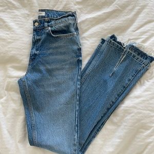 Anine bing slit jeans